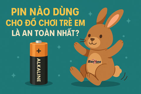 Pin Nào Dùng Cho Đồ Chơi Trẻ Em Là An Toàn Nhất?