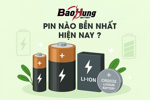Pin Nào Bền Nhất Hiện Nay? Giải Đáp Chi Tiết Từ Pin Bảo Hùng