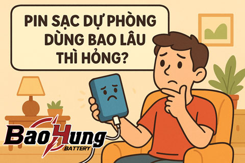 Pin Sạc Dự Phòng Dùng Bao Lâu Thì Hỏng?