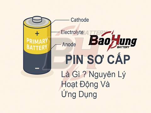 Pin Sơ Cấp (Primary Battery) Là Gì? Nguyên Lý Hoạt Động Và Ứng Dụng Thực Tiễn