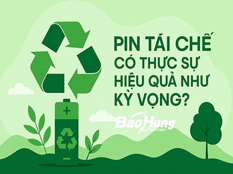 Pin Tái Chế Có Thực Sự Hiệu Quả Như Kỳ Vọng?
