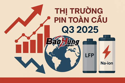 Thị Trường Pin Toàn Cầu Quý III/2025 – Xu Hướng Và Dự Báo