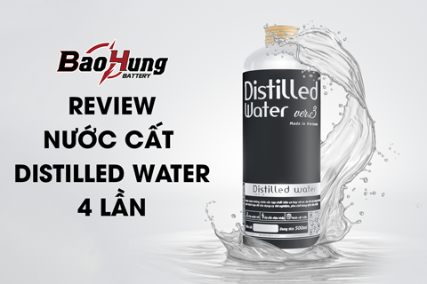 Review Nước Cất Distilled Water Ver 3–4 Lần – Hàng Chính Hãng