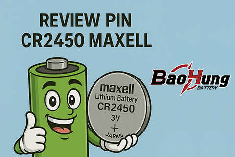 Review Pin CR2450 Maxell – Lựa Chọn Hoàn Hảo Cho Thiết Bị Cần Công Suất Lớn