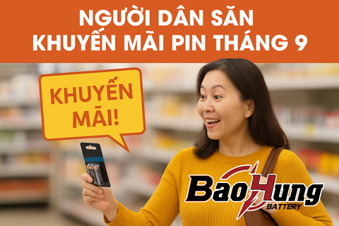 Người Dân Săn Khuyến Mãi Pin Dịp Giữa Tháng 9 – Pin Bảo Hùng