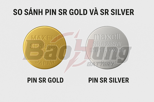 So Sánh Pin SR Gold Và SR Silver: Dòng Nào Cao Cấp Hơn?