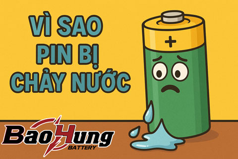 Vì Sao Pin Bị Chảy Nước?