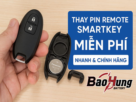 Thay Pin Smartkey Miễn Phí Tại Pin Bảo Hùng – Nhanh Gọn, Chính Hãng