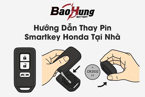 Hướng Dẫn Thay Pin Smartkey Honda Tại Nhà – Nhanh & Đơn Giản