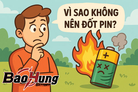 Vì Sao Không Nên Đốt Pin?
