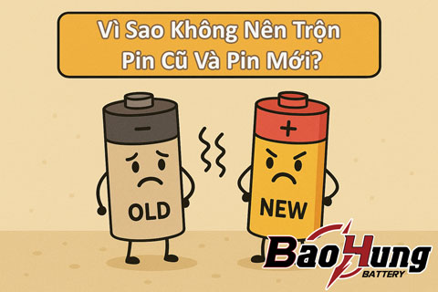 Vì Sao Không Nên Trộn Pin Cũ Và Pin Mới?