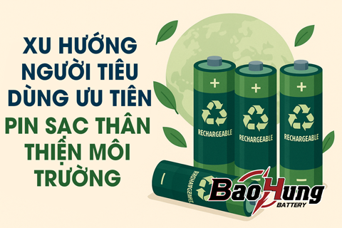Xu Hướng Người Tiêu Dùng Ưu Tiên Pin Sạc Thân Thiện Môi Trường