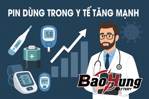 Xu Hướng Toàn Cầu: Pin Dùng Trong Y Tế Gia Tăng Mạnh Hậu Covid