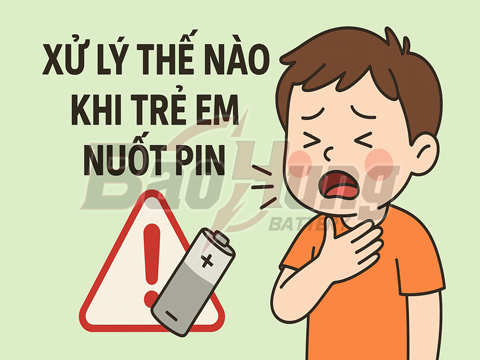 🚨 Xử Lý Thế Nào Khi Trẻ Em Nuốt Pin? Cảnh Báo Từ Pin Bảo Hùng