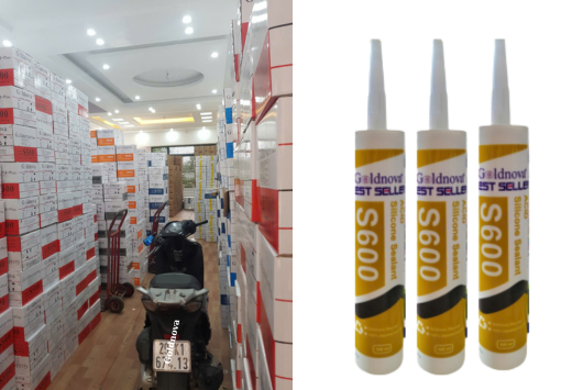 Keo silicone dán kính