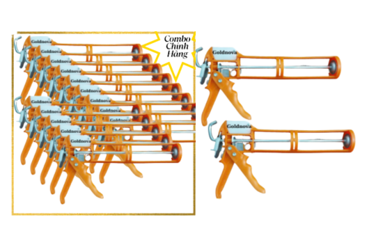 combo Goldnova keo + súng + foam