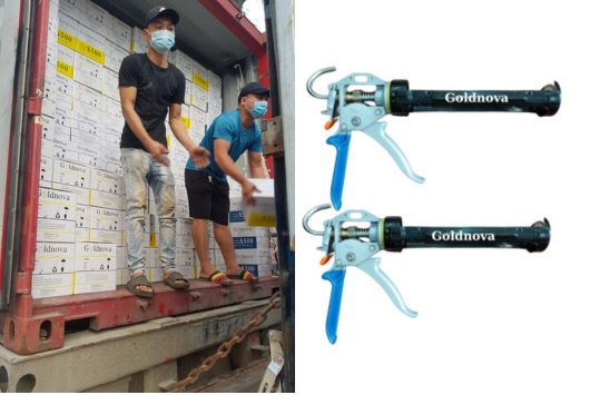 súng bơm keo Goldnova thay lõi nhanh