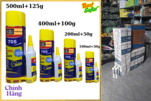 Hướng dẫn sử dụng keo 705 Goldnova