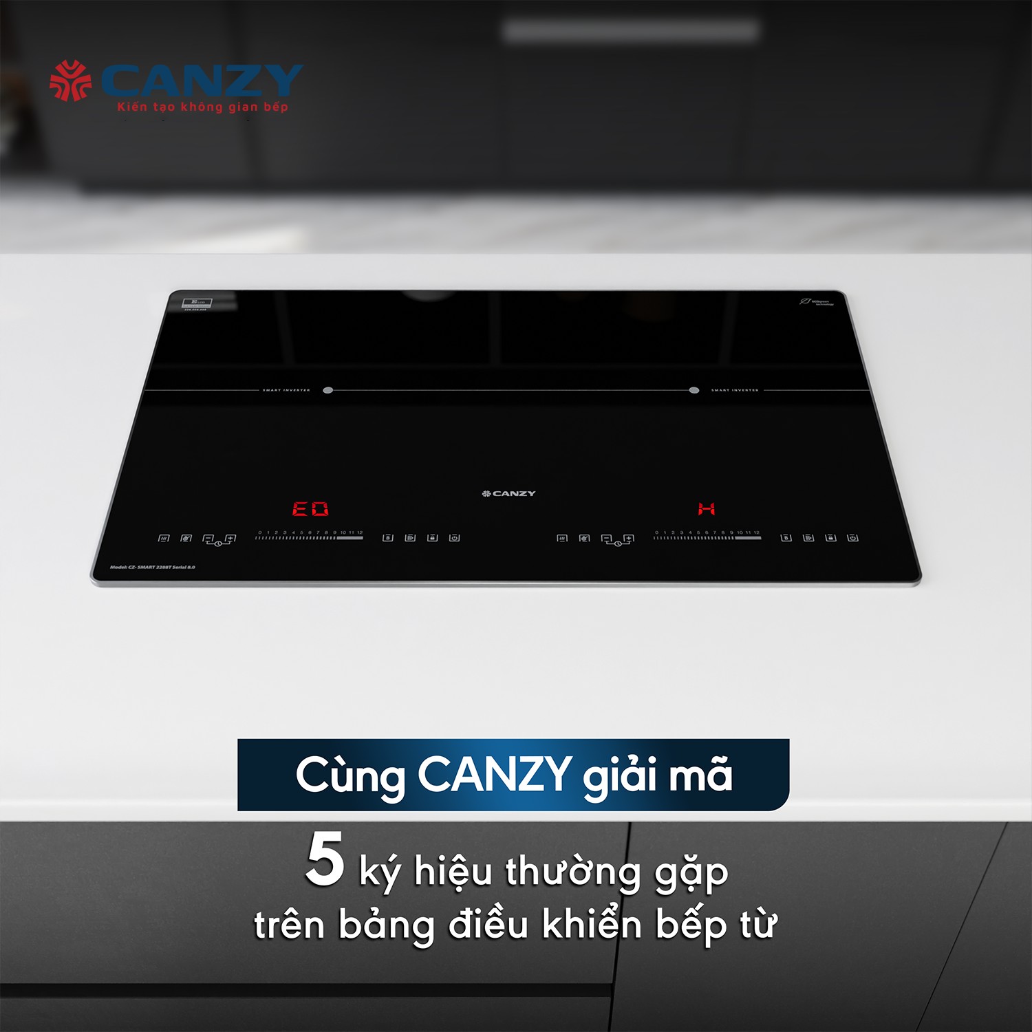 Giải mã 5 ký hiệu thường gặp trên bảng điều khiển bếp từ