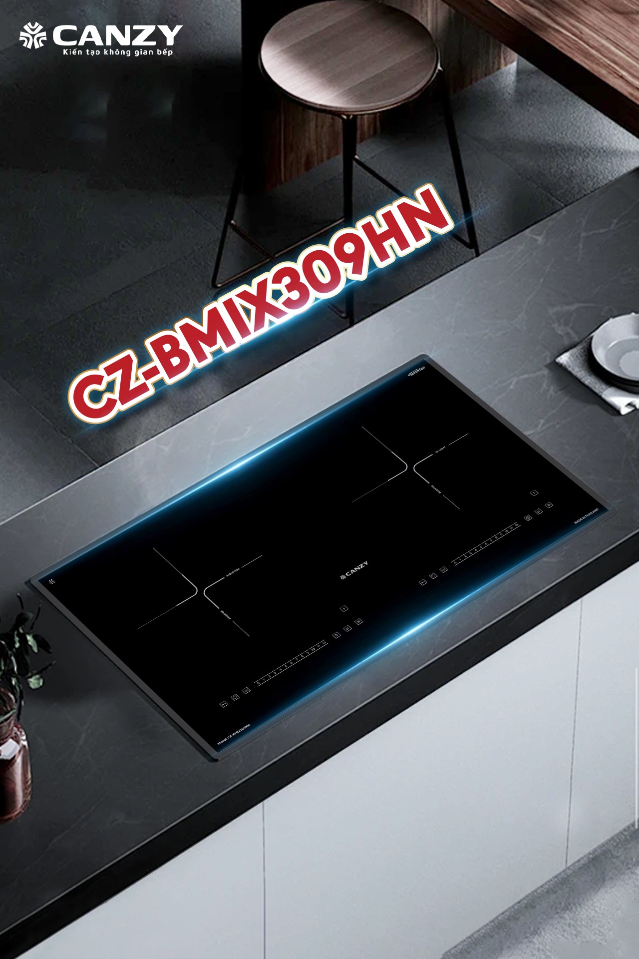 Review bếp đôi hỗn hợp Canzy CZ-BMIX309HN