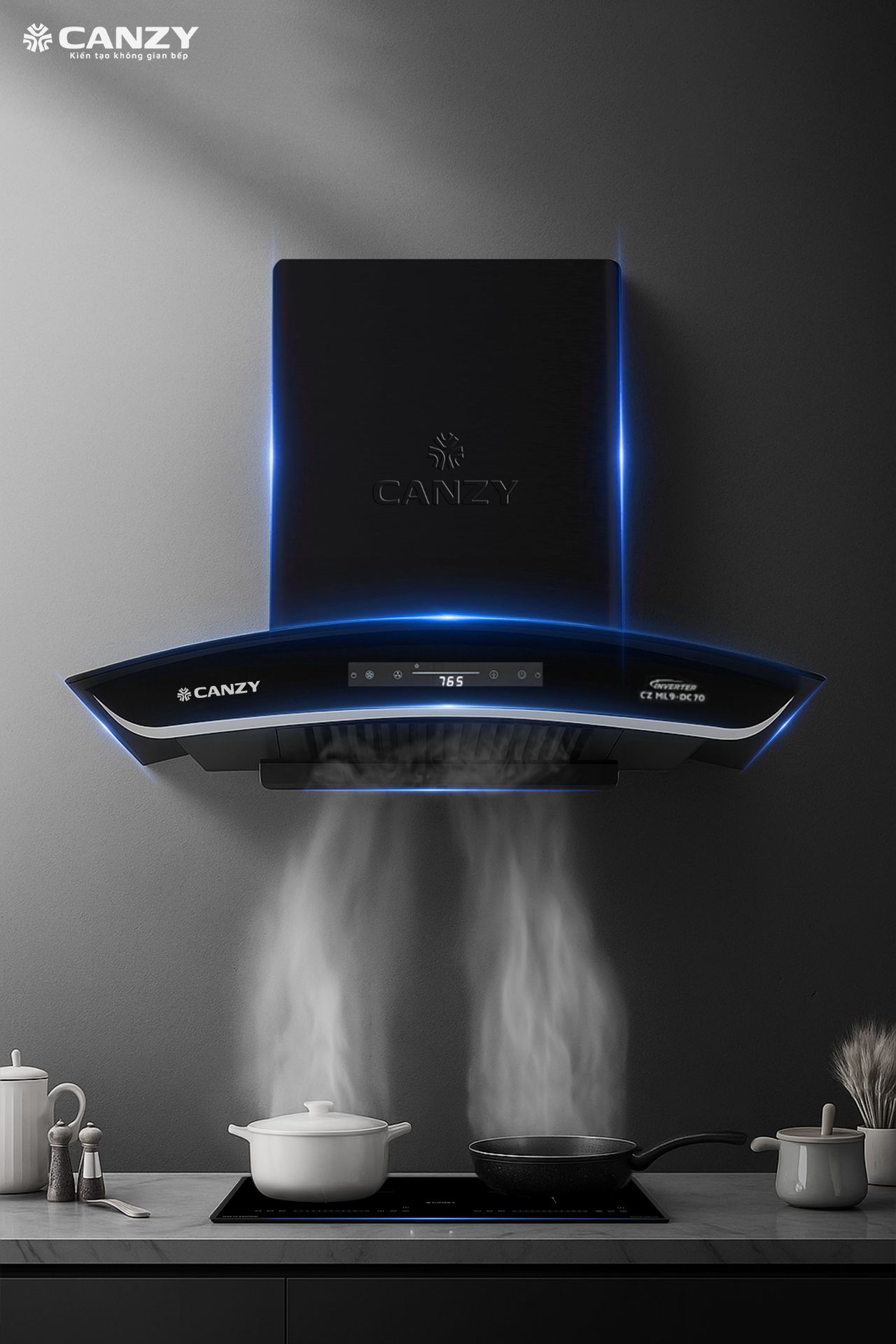 Review máy hút mùi Canzy CZ ML9-70DC