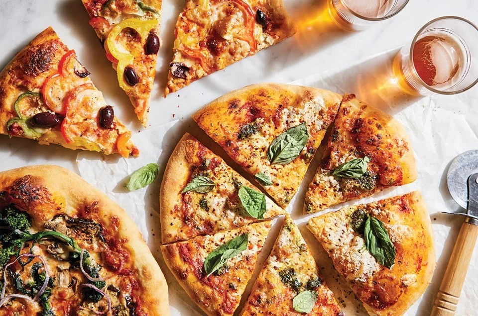Làm bánh pizza siêu nhanh bằng nồi chiên không dầu Canzy
