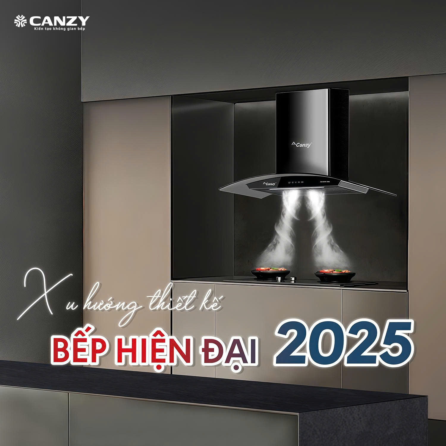 Xu hướng thiết kế bếp hiện đại 2025