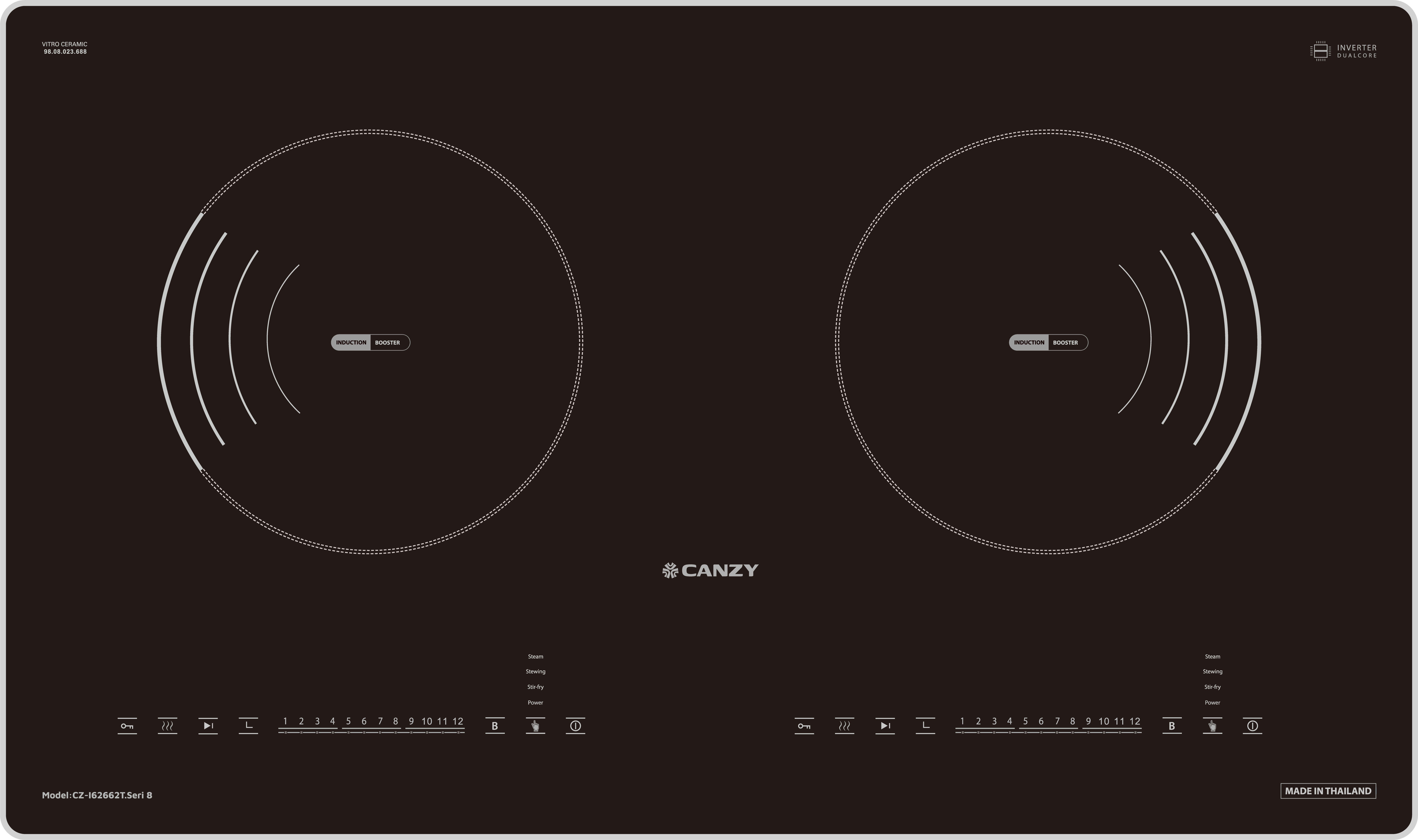 Bếp Từ CZ-I62662T.SERIAL 8