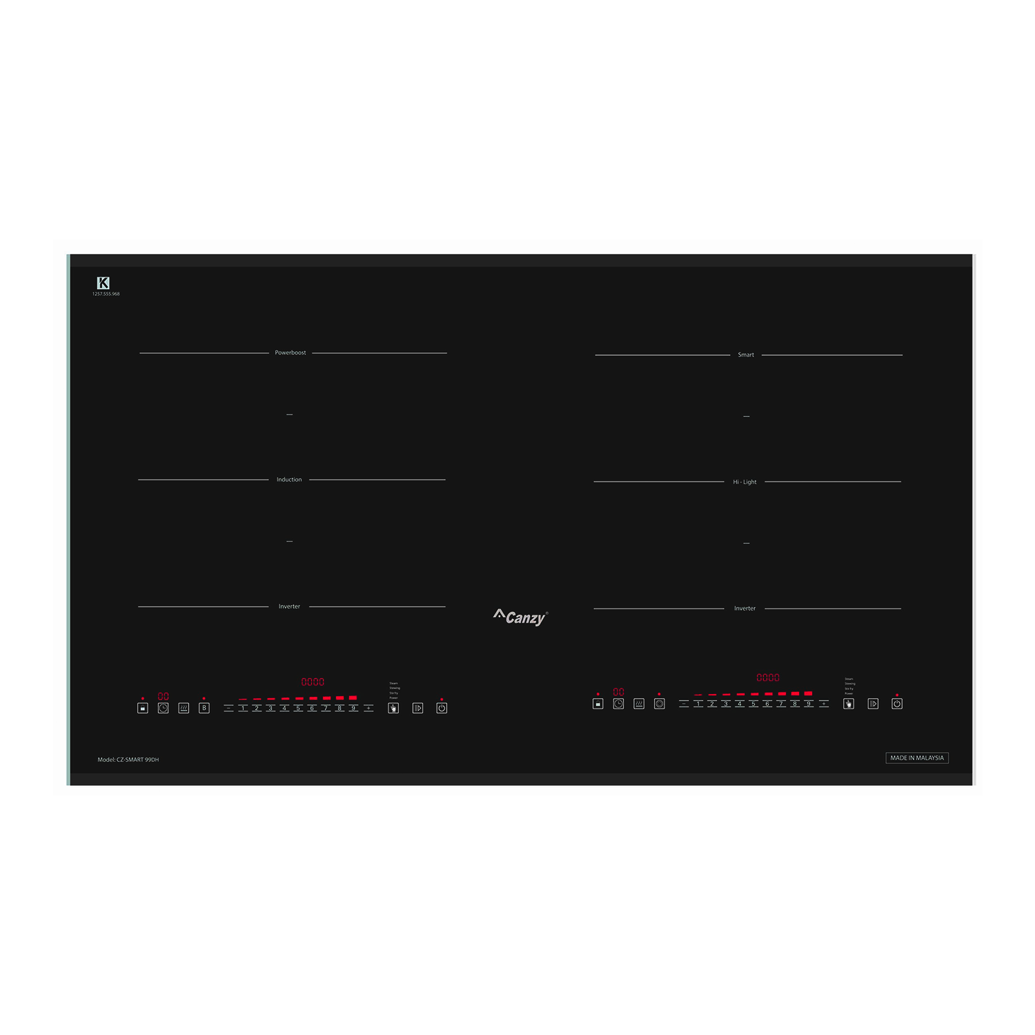 Bếp Điện Từ Hỗn Hợp CZ - SMART 99DH