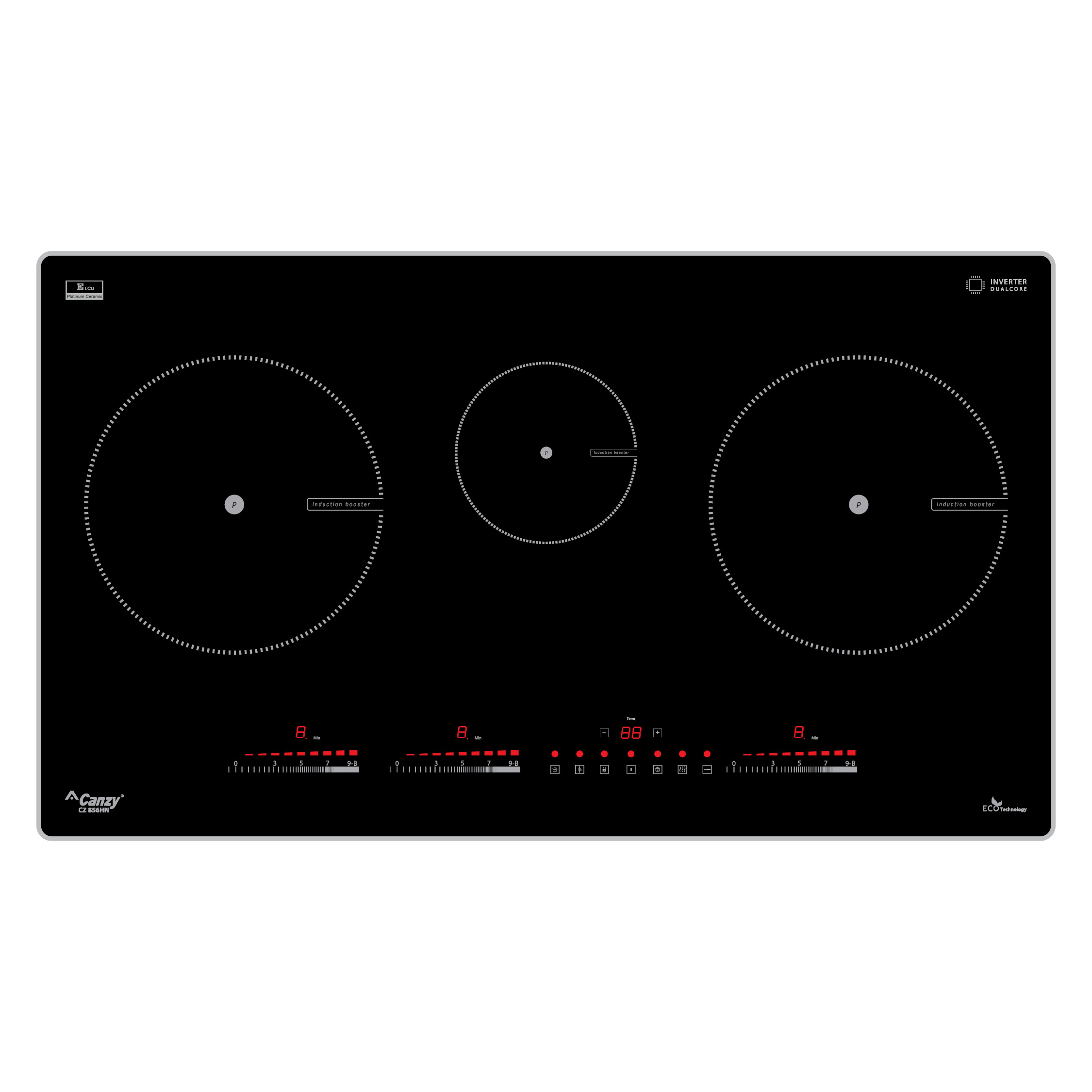 Bếp Từ 3 Vùng Nấu CZ 856HN