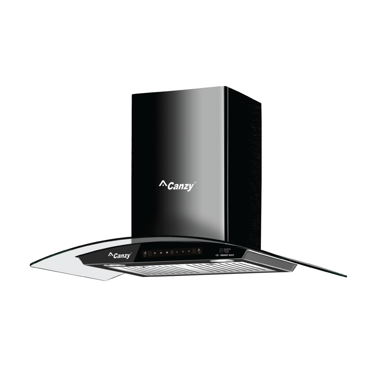 Máy Hút Mùi Kính Cong CZ - Smart 999T