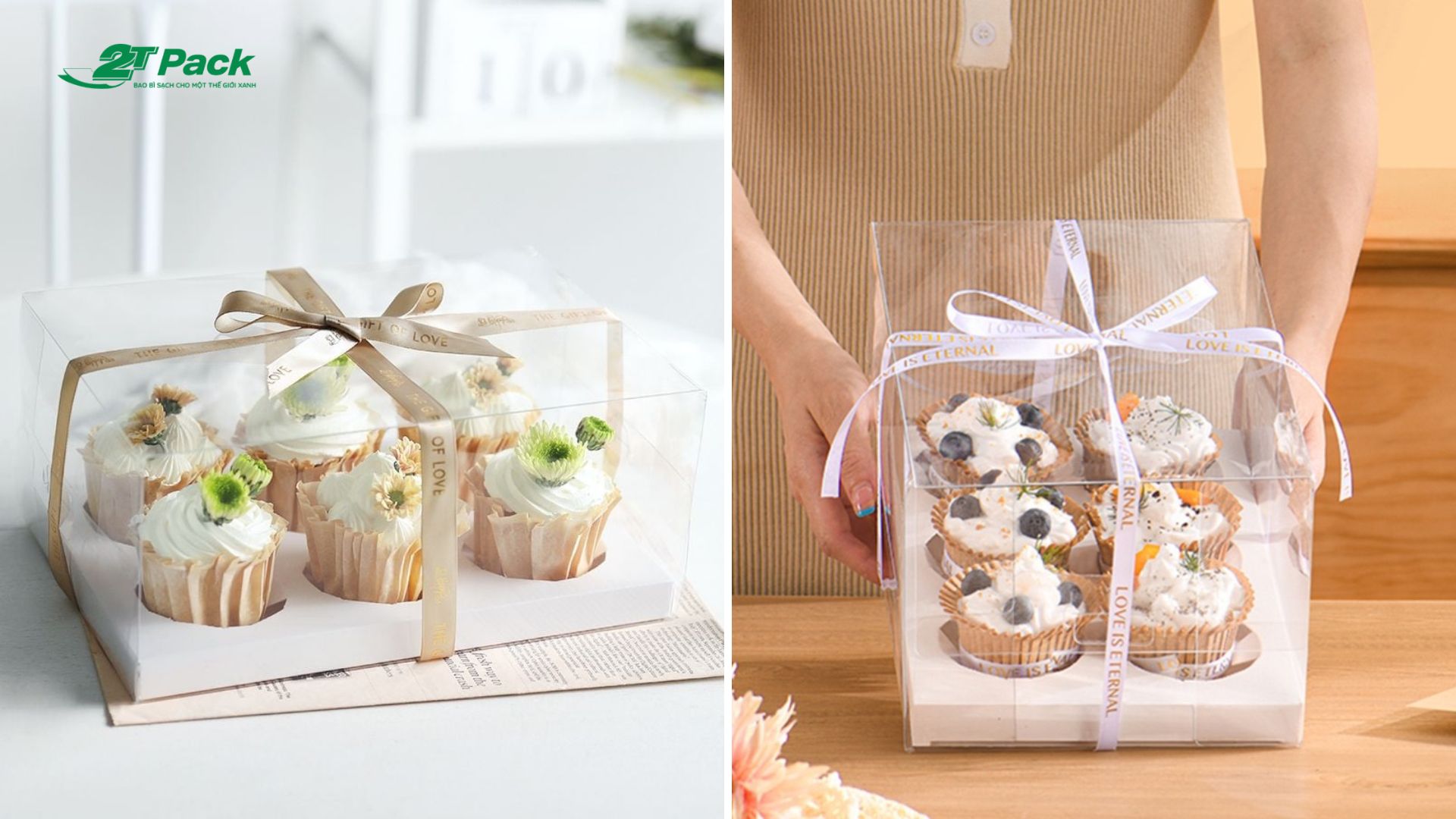 Hộp đựng bánh cupcake 6 bánh