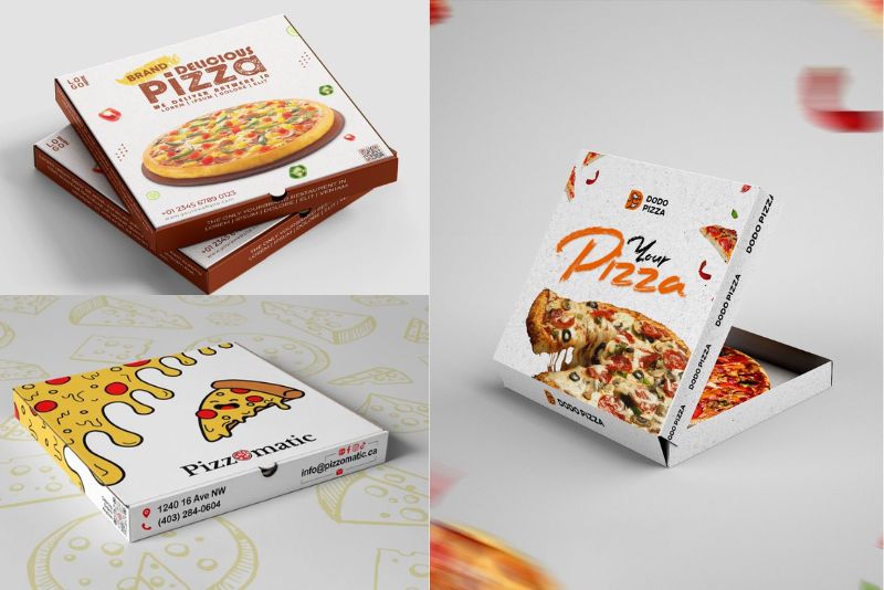 Hộp đựng pizza được sản xuất từ nhiều loại giấy carton khác nhau&nbsp;