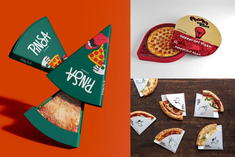 Giá hộp đựng pizza trên thị trường hiện nay dao động tùy theo kích thước, chất liệu giấy,..