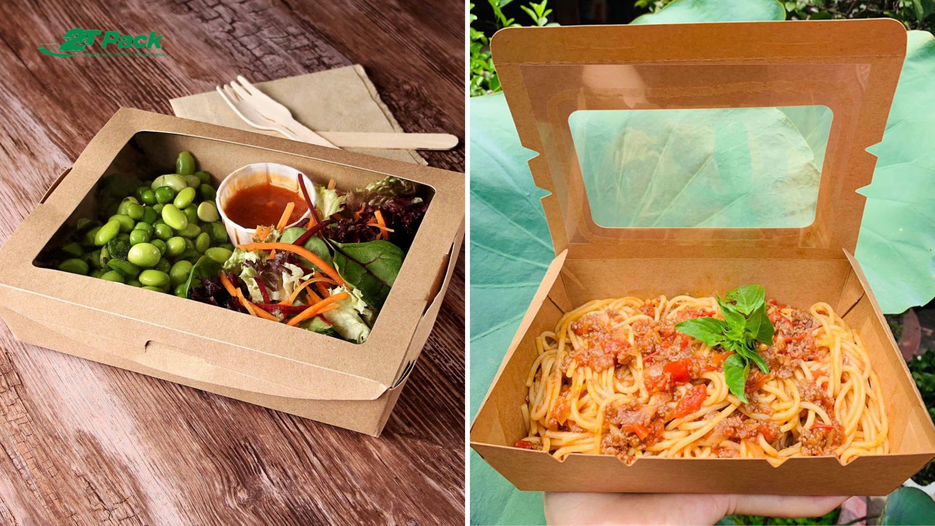 Mẫu hộp Kraft cửa sổ bóng kính