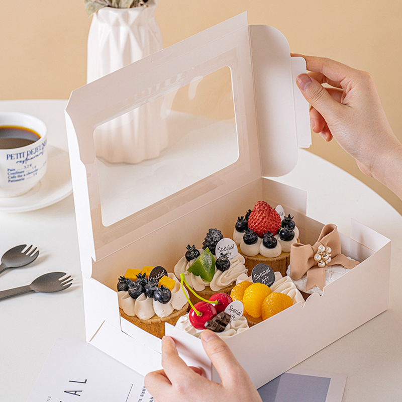 Hộp Đựng Bánh Cupcake (Ô Cửa Sổ)