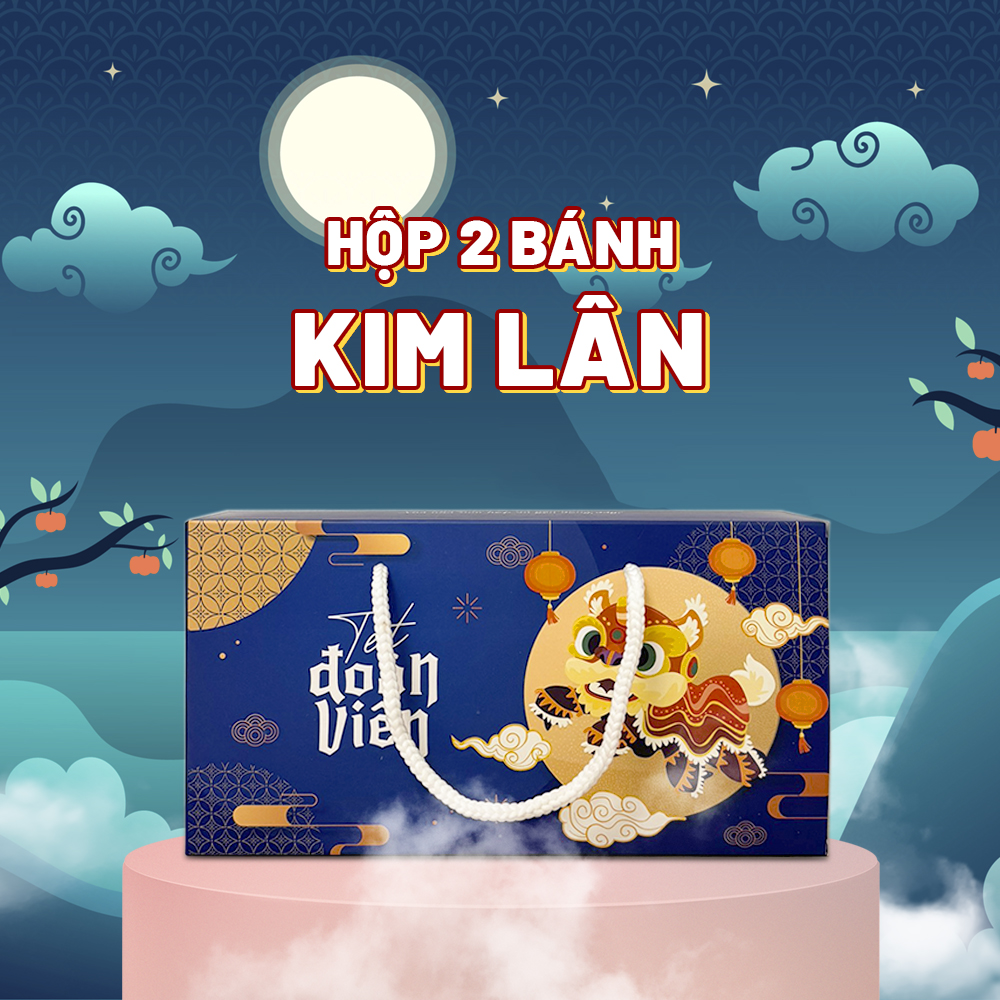 Hộp Đựng Bánh Trung Thu 2 Bánh