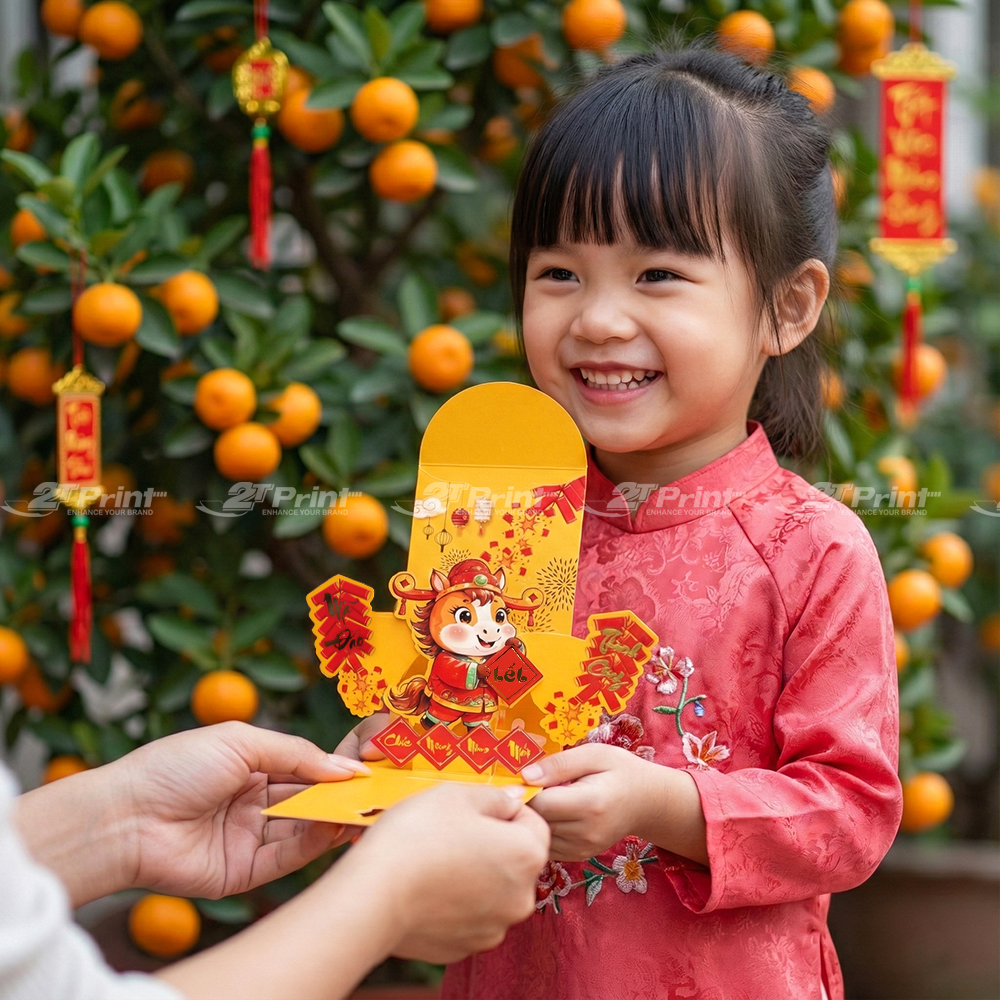 Bao Lì Xì 3D Tết 2026