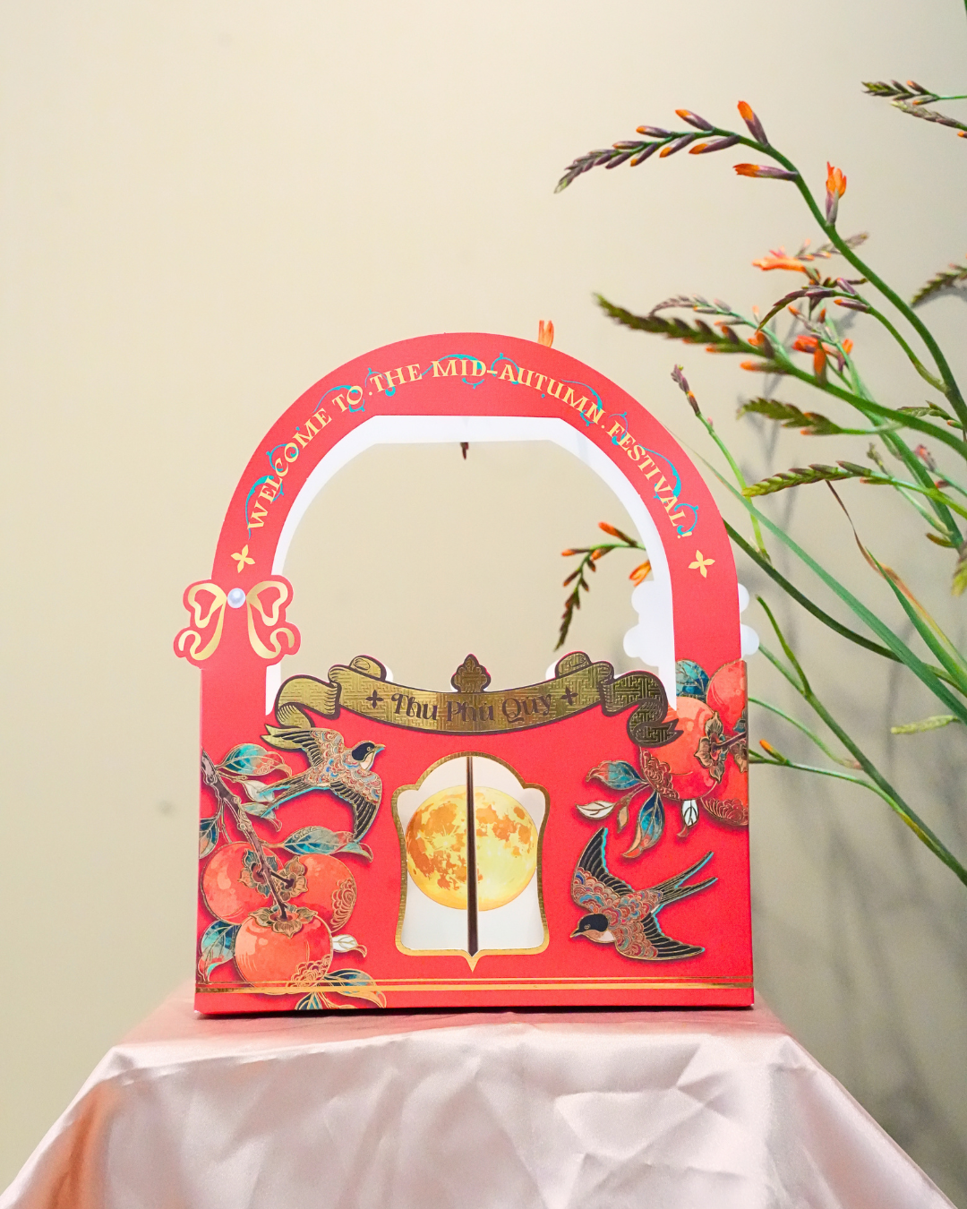 Hộp đựng bánh trung thu Thu Phú Quý (2 Bánh)