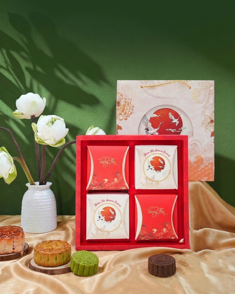 Hộp Trung Thu Kim Cúc (4 bánh)