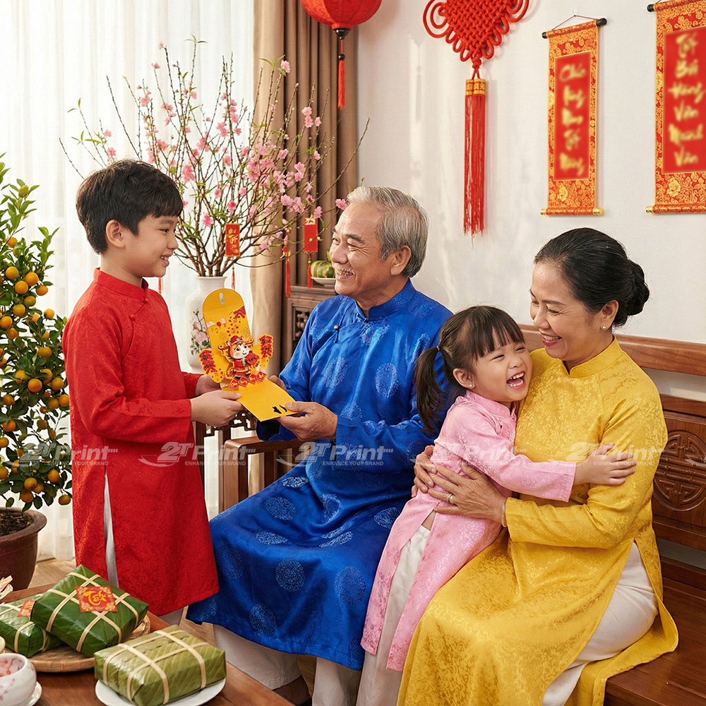 Bao Lì Xì 3D Tết 2026