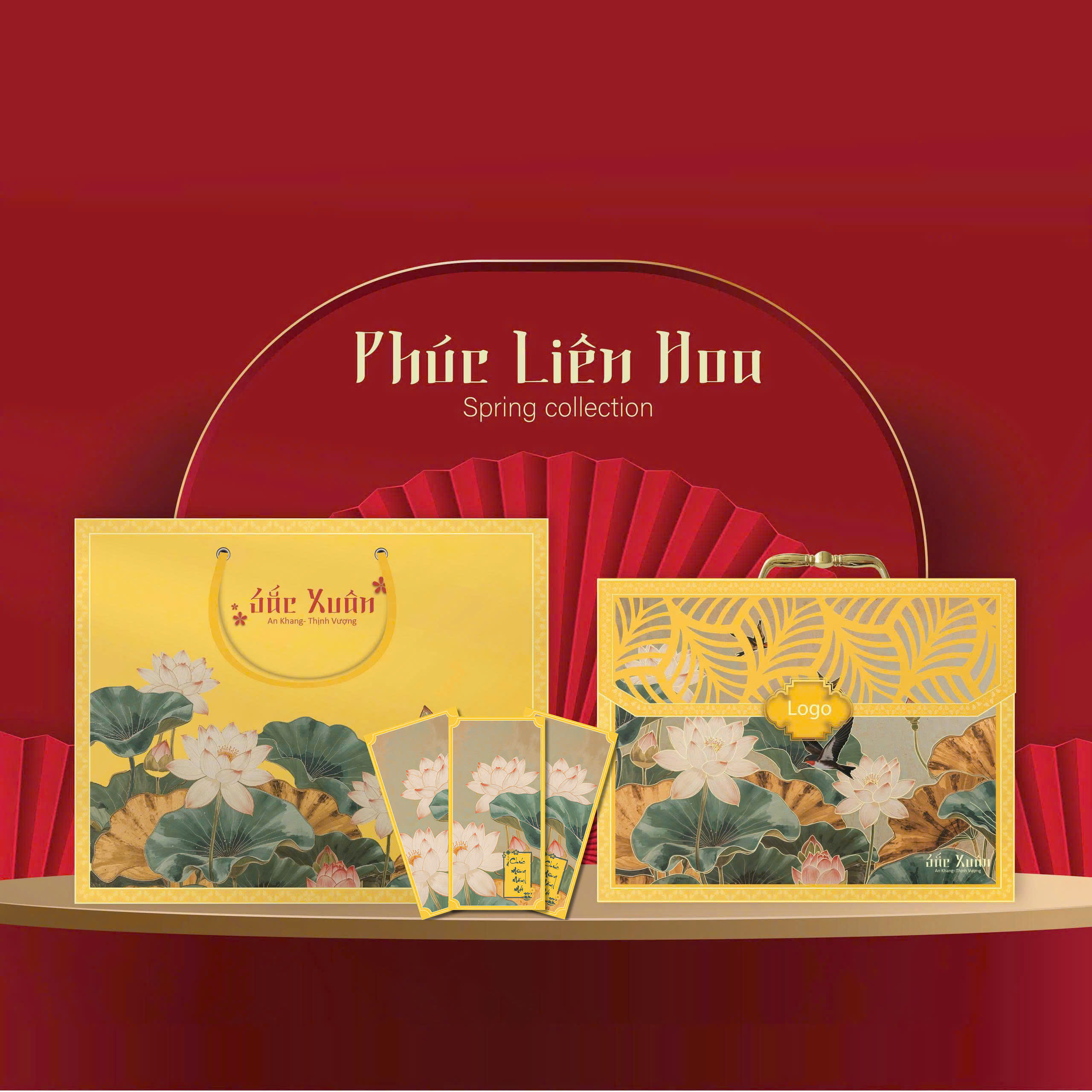 Hộp Đựng Quà Tết Vali 2026 - KT: 28x36x10.5cm