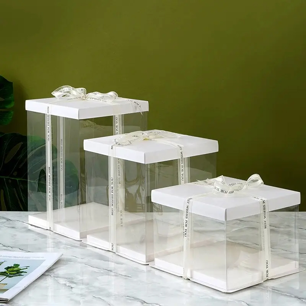 Hộp Mica 3 Chi Tiết (Trắng)