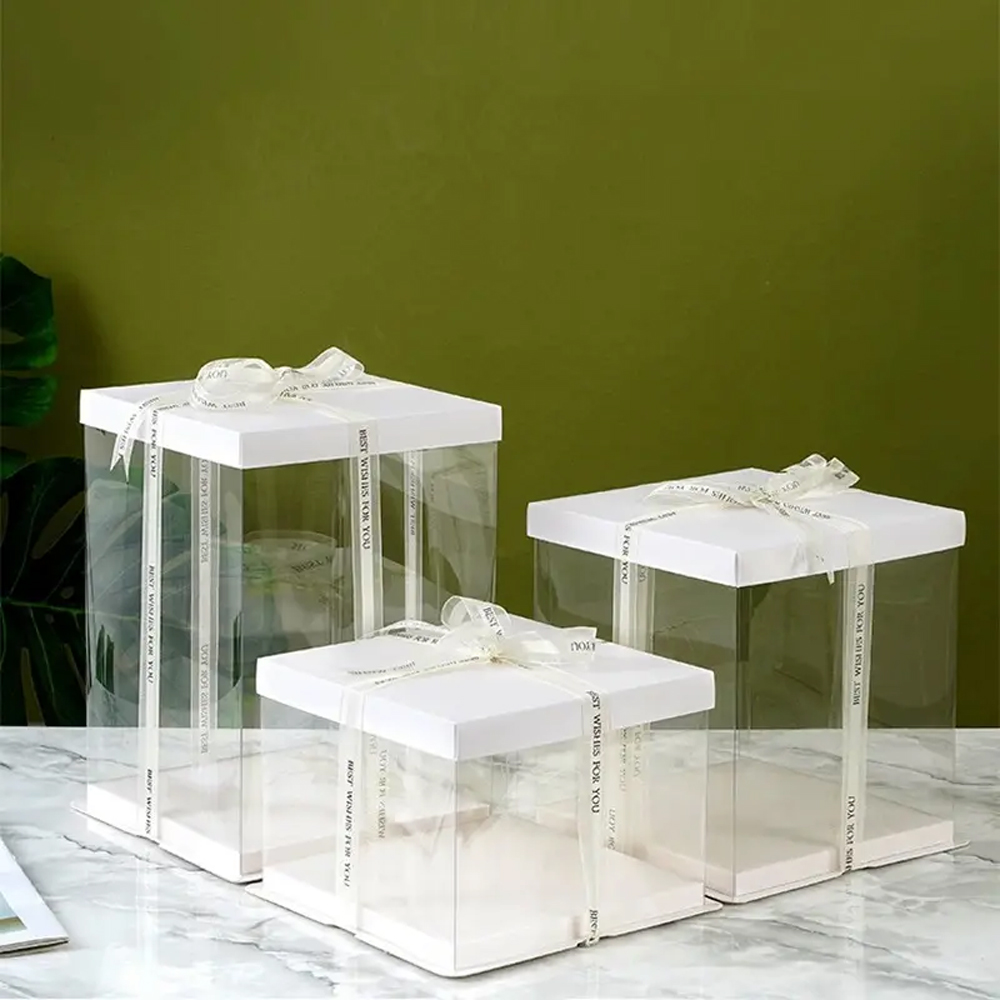 Hộp Mica 3 Chi Tiết (Trắng)