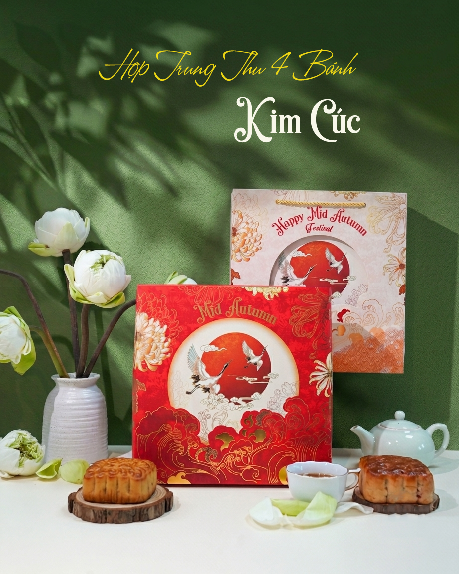 Hộp Trung Thu Kim Cúc (4 bánh)