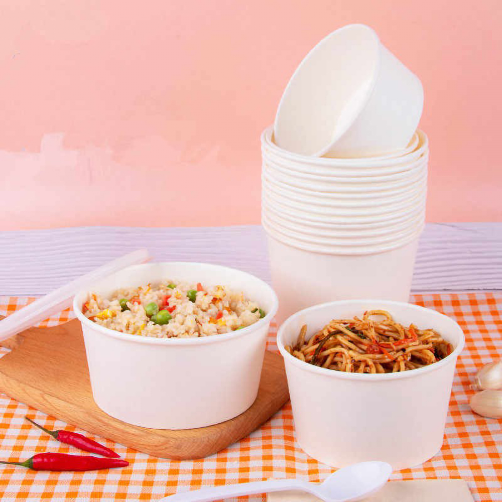 Tô/Bát Giấy Trắng Dùng 1 Lần