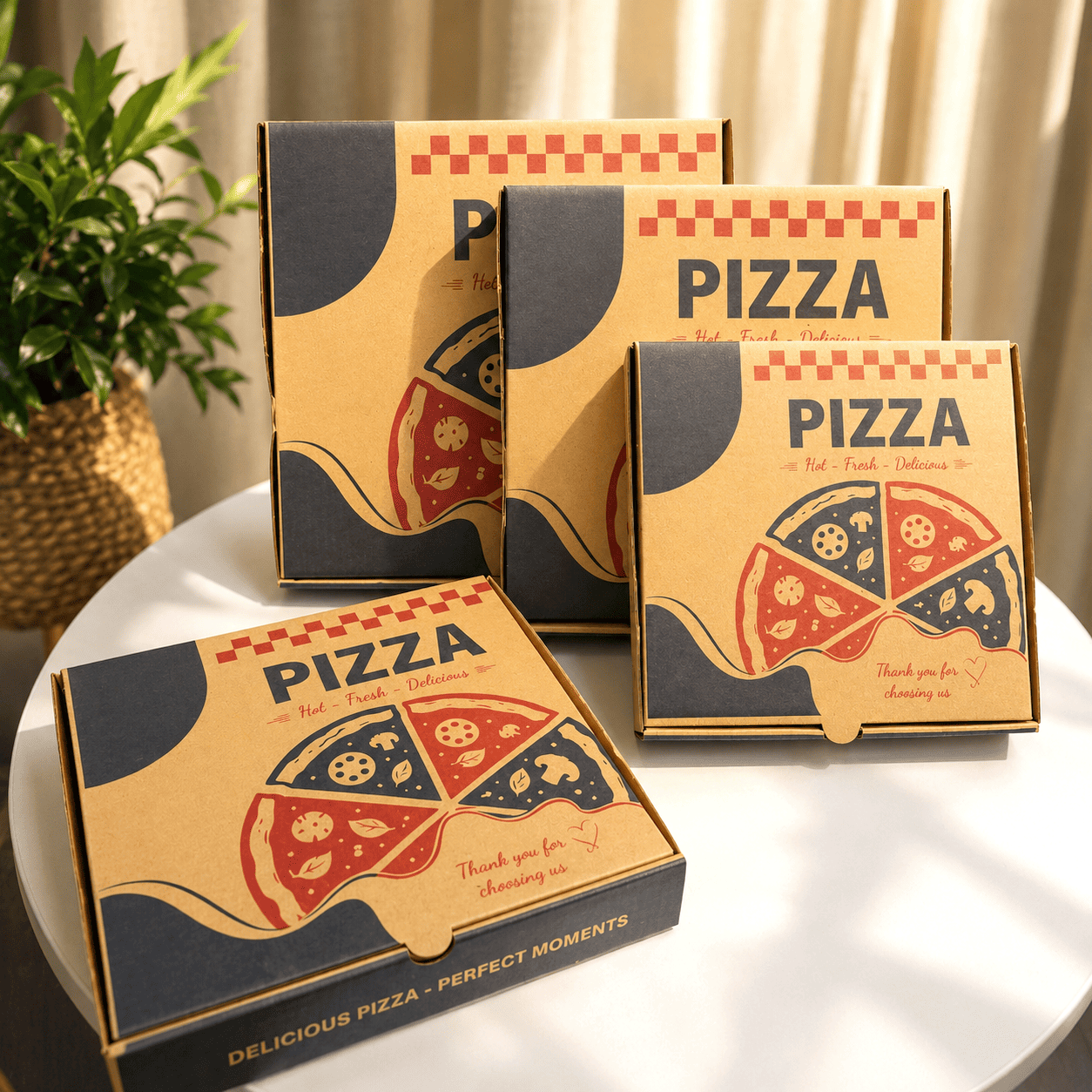 Hộp Pizza In Sẵn