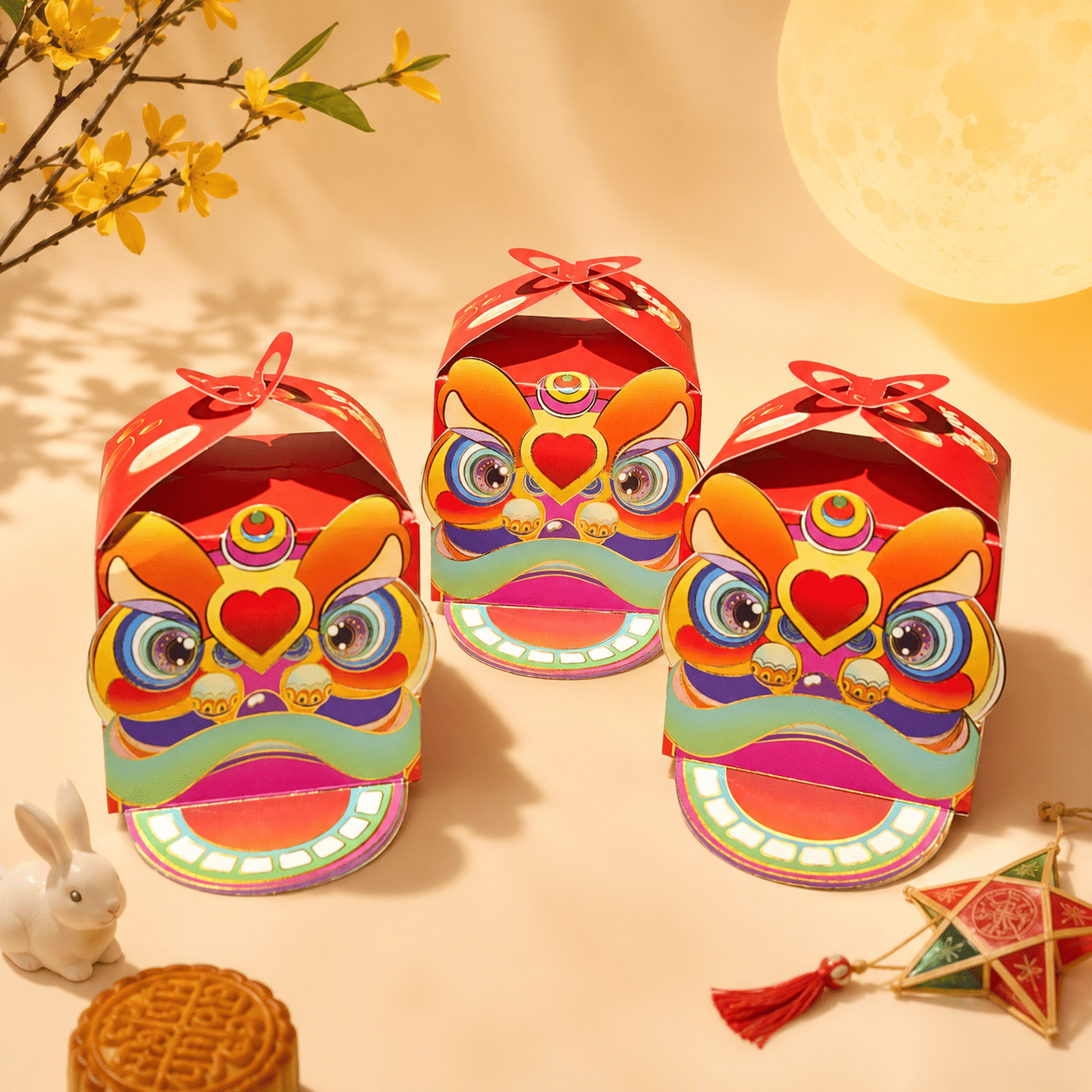 Hộp bánh trung thu Tết Sum Vầy (1 Bánh)