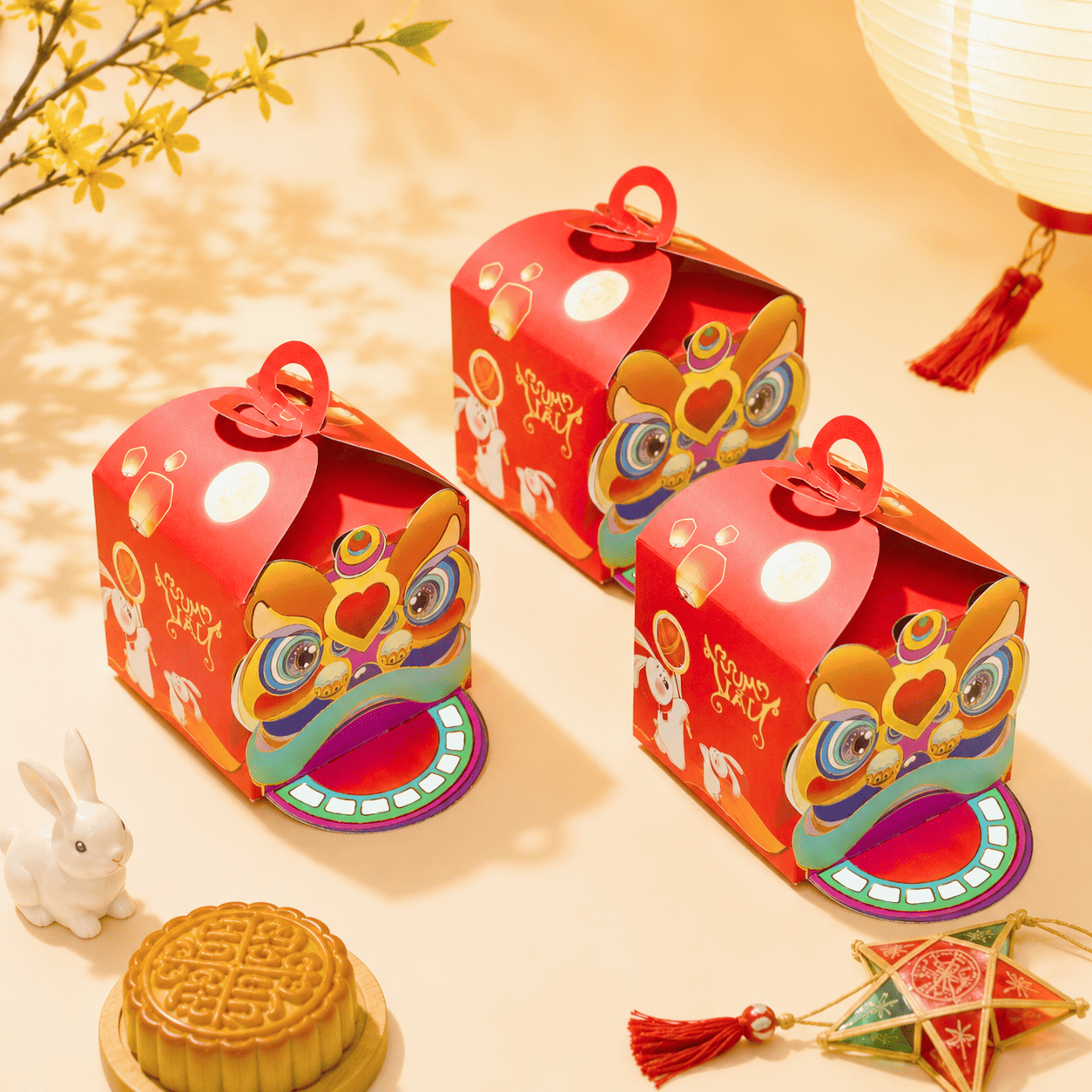 Hộp bánh trung thu Tết Sum Vầy (1 Bánh)