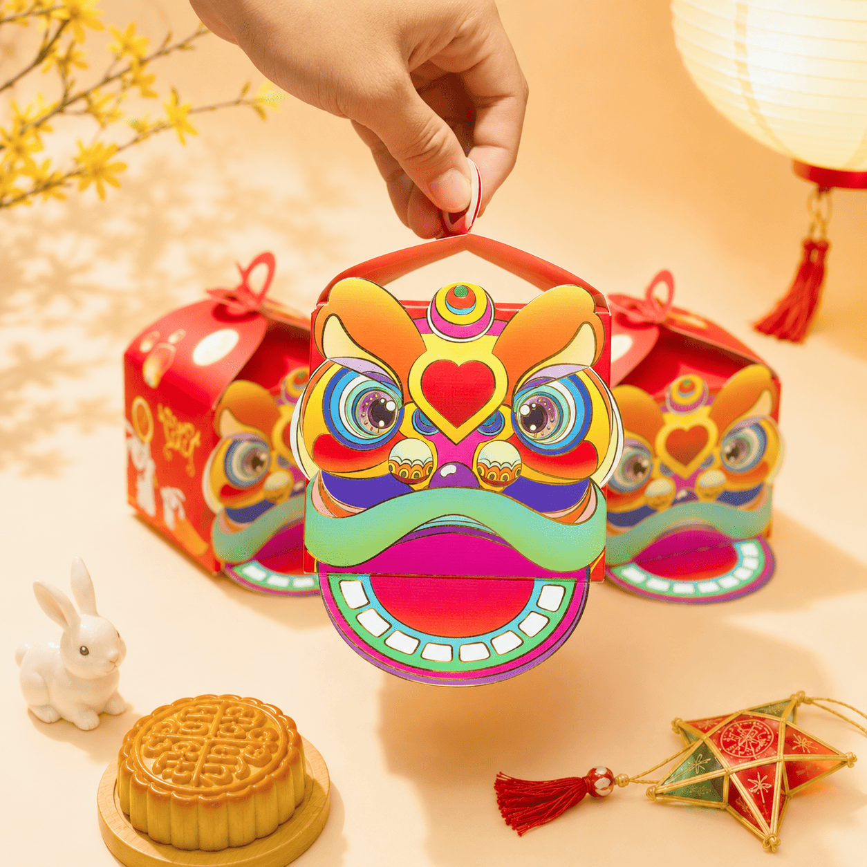 Hộp bánh trung thu Tết Sum Vầy (1 Bánh)